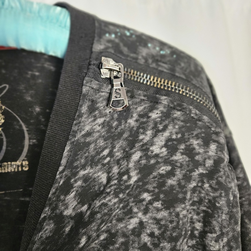 Soldiers & Saints Long Sleeve Black Womens Tshirt 2X Embellished Grung Goth Bike - Picture 13 of 14